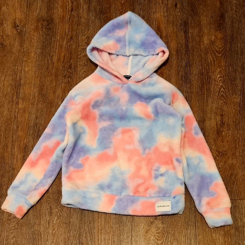 Calvin Klein Jeans Kids Tie-Dye Hoodie Size 5/6